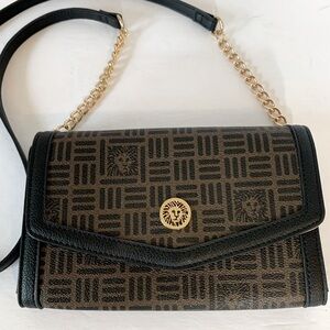 Anne Klein Signature Wallet Crossbody Bag
